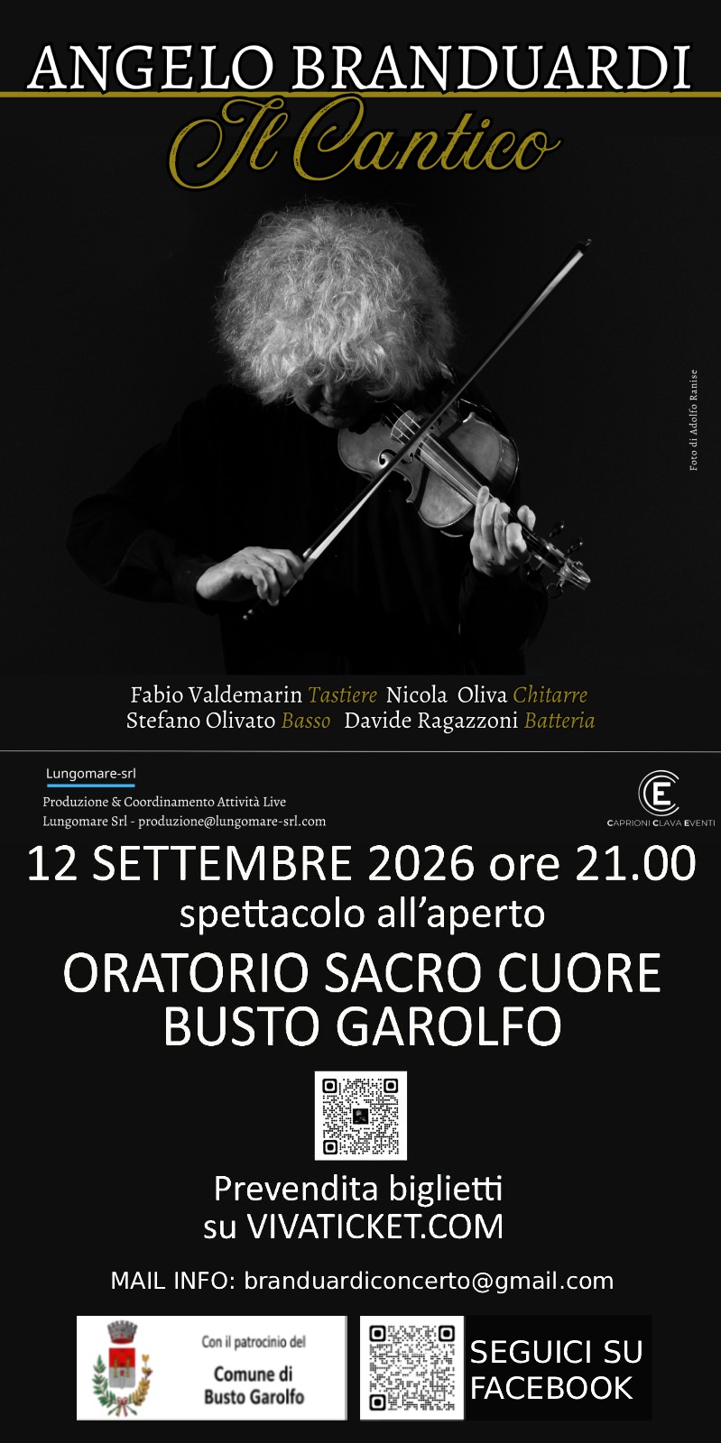 Angelo Branduardi in concerto – Il Cantico